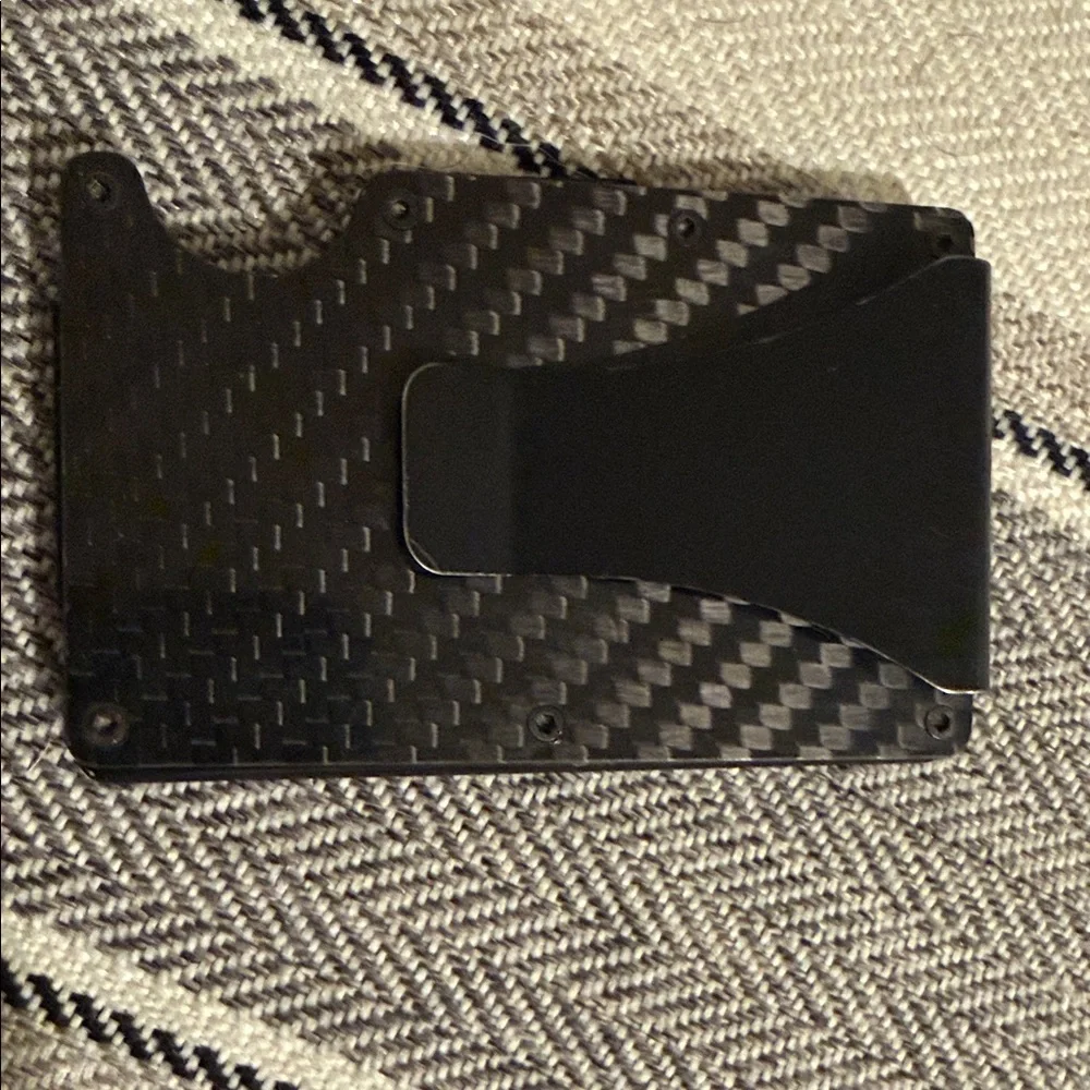 Carbon Fiber Pattern Money Clip